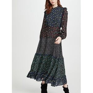 Rixo Floral Print Dress Billie Maxi